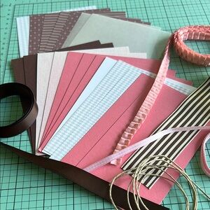 Stampin’ Up! Craft Paper and Ribbon Set